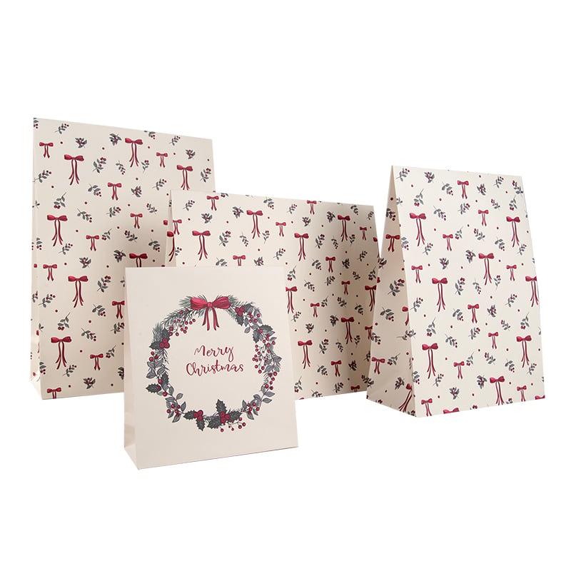 Presentpåse Winter Bows & Berries Nyhet! Egen design! - 3