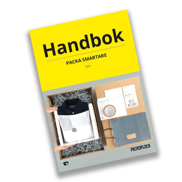 Omslaget på Packoplocks handbok för att packa smartare
