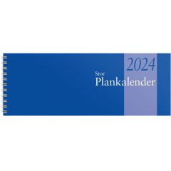 Stor Plankalender spiralbunden 2024