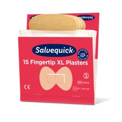 Salvequick Extra stora fingertoppsplåster / Refill