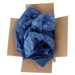 Färgat packpapper - Royal blue