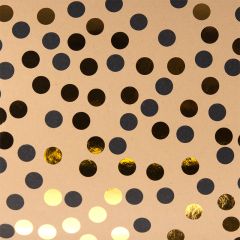 Presentpapper Gold/Black