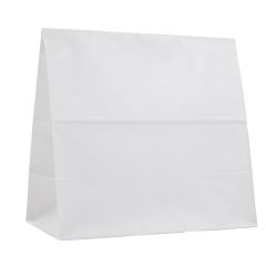 Papperspåse vit utan handtag
