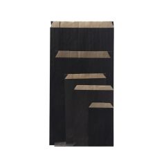 Plan papperspåse Black