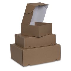 Presentkartong Lyx natur för postförsändelser