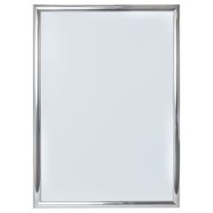 Väggram aluminium polerat silver
