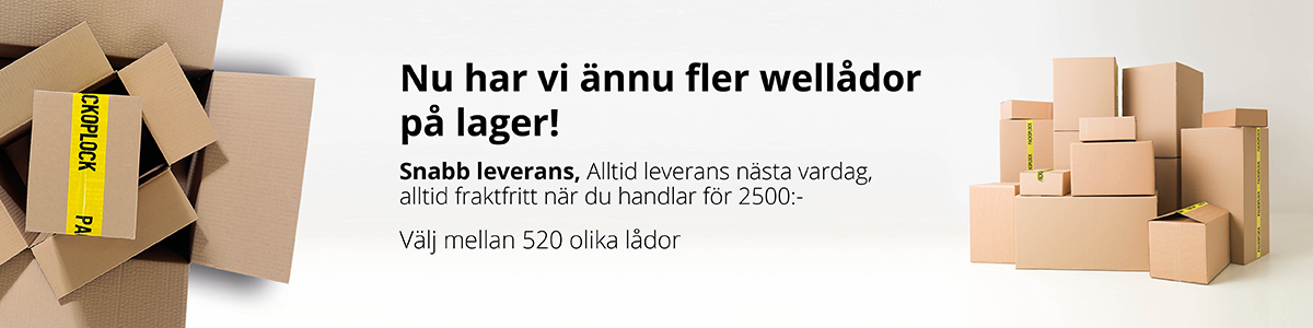 Wellådor Wellådor i olika storlekar